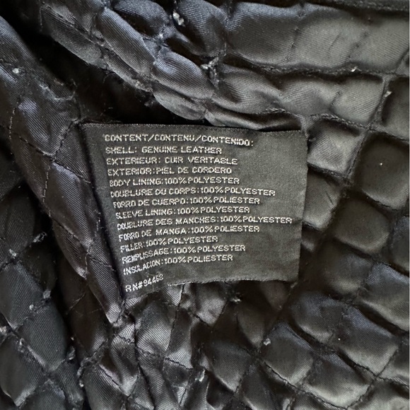 Vintage Black Lambskin Leather Bomber Jacket - Picture 10 of 11